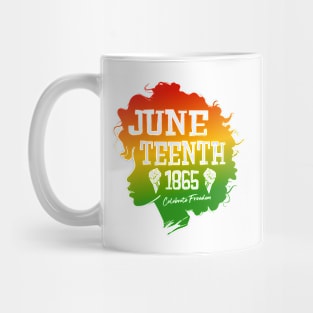 Women Juneteenth African American Mug